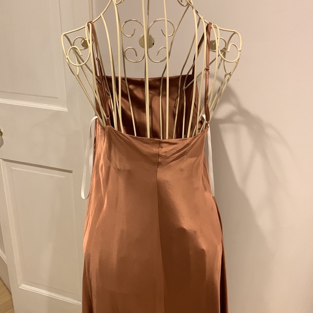 NWT Halston Kaia Silk Slip Dress - Picture 6 of 8